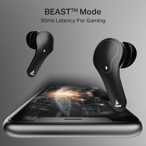 boAt Airdopes Plus 311 Wireless Earbuds - Black, New