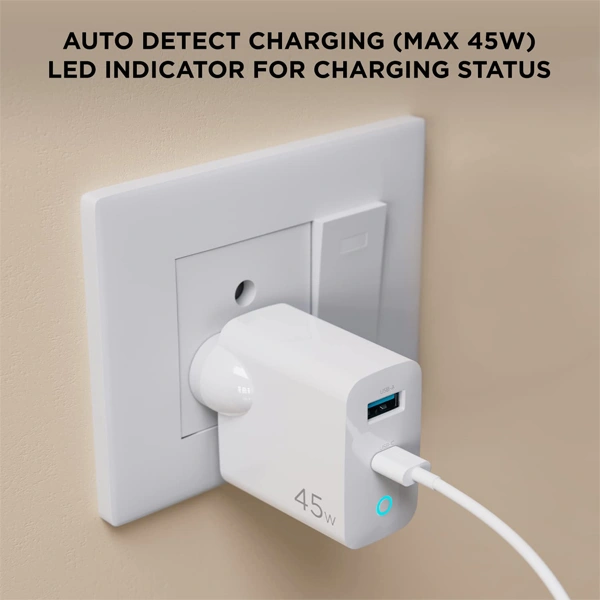 boAt 45W WCD QCPD Power Quick Charger