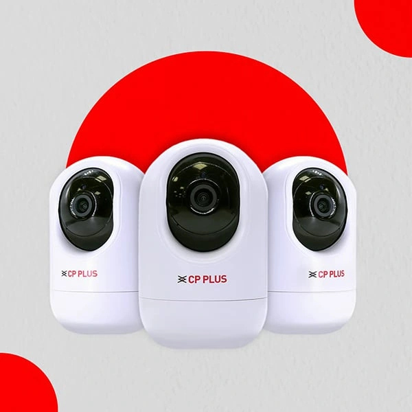 CP PLUS CP Plus E24A 2MP Wi-Fi CCTV Security Camera with 360 Degree - White, New