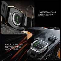 Fire-Boltt Fire Boltt Asphalt Bluetooth Calling 1.39 Inch Smart Watch - Silver Black - Silver Black, New