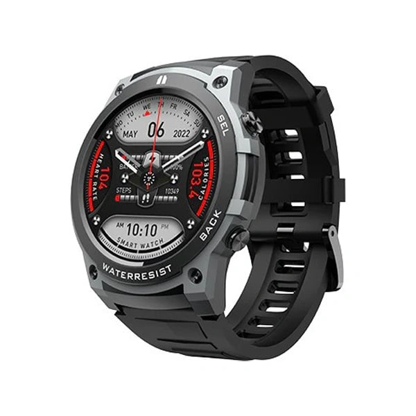 Fire-Boltt Crusader 1.43" Amoled Display Bluetooth Calling Smartwatch - Grey - Grey, New