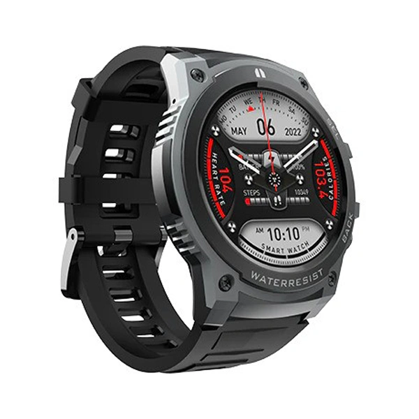 Fire-Boltt Crusader 1.43" Amoled Display Bluetooth Calling Smartwatch - Grey - Grey, New