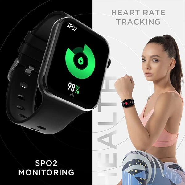 Fire-Boltt Visionary 1.78" AMOLED Smartwatch - Steel Black - Steel Black, New