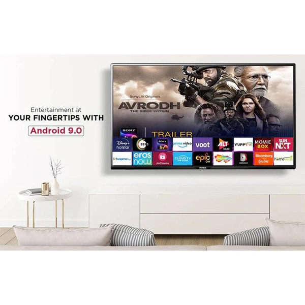 Intex 40 inch HD Smart Android 9.0 LED TV (LED-SH4030) - Black, New