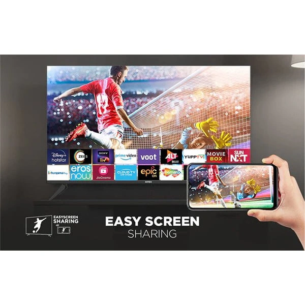 Intex 43 inch Full HD Smart Android 9.0 LED TV (LED-SFF4311) - Black, New