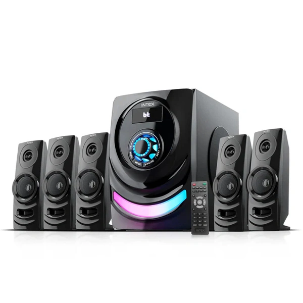 Intex Roar 1000 5.1 Multimedia Speaker (100W) - Black, New