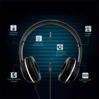 Intex Roar 101 Wired Headset - Black, New