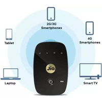 JioFi M2S Wireless Data Card - Black, New