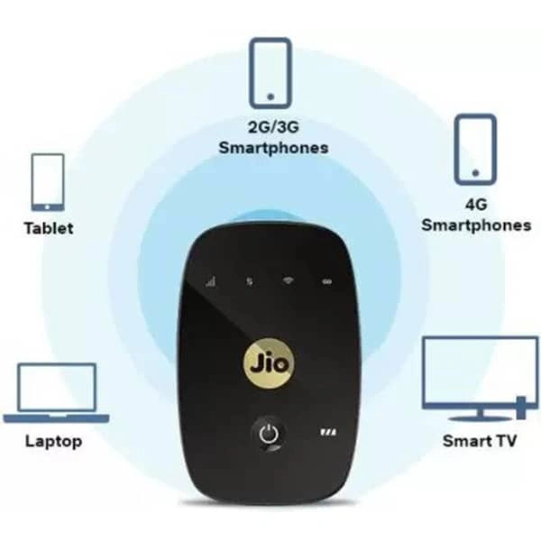 JioFi M2S Wireless Data Card - Black, New