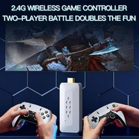 Generic M22 Game Stick Console - White, New