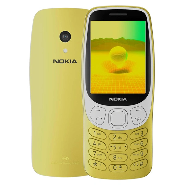 Nokia 3210 4G Keypad Phone (Global) - Yellow, New