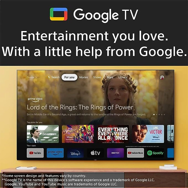 Sony Bravia 126 cm (50 inches) 4K Ultra HD Smart LED Google TV KD-50X75L - Black