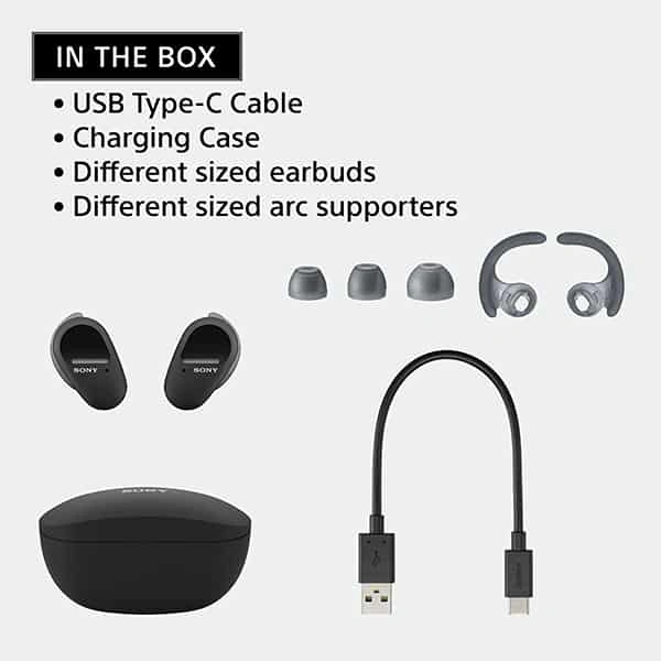Sony WF-SP800N Bluetooth Truly Wireless Earbuds - Blue - Blue, New