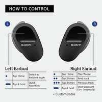 Sony WF-SP800N Bluetooth Truly Wireless Earbuds - Blue - Blue, New
