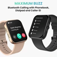 TAGG Verve Max Buzz 1.81inch High Res Display Smartwatch - Black - Black, New
