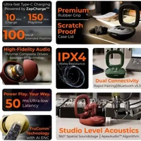 TRIGGR Apex S1 Earbuds with Dual Pairing - Tiffany Green - Tiffany Green, New