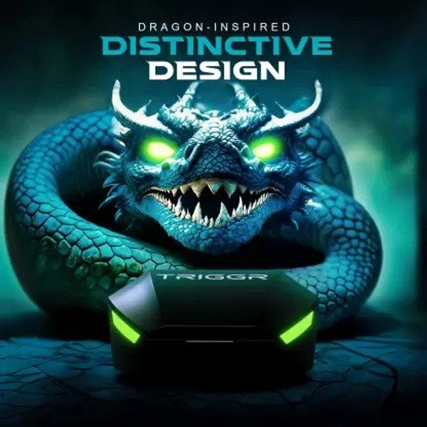 TRIGGR Kraken X2 True Wireless Earbuds - Black - Black