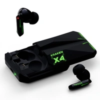TRIGGR Kraken X4 Earbuds with 13mm Drivers - Snow Carmine - Snow Carmine, New