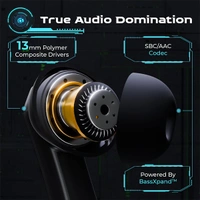 TRIGGR Kraken X4 Earbuds with 13mm Drivers - Snow Carmine - Snow Carmine, New