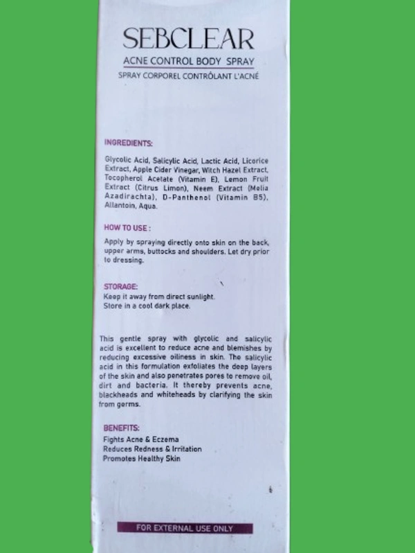 SEBCLEAR SPRAY