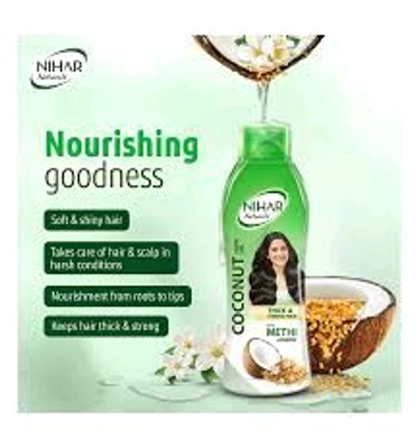 Nihar NIHAR Natural Coconut Oil - 400ml