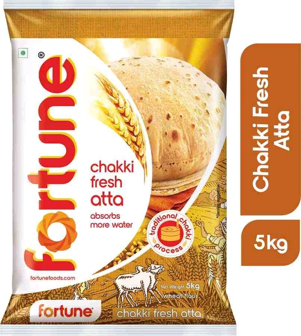 Fortune Chakki Fresh Aata(Genhu Ka Aata) (5kg)