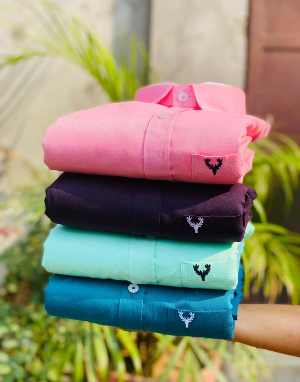 Allen Men's Plain Shirt Combo - Pack of 4 | Premium Cotton | Casual & Formal Wear