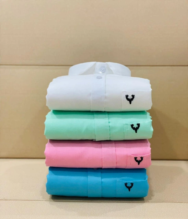 Allen Men's Plain Shirt Combo - Pack of 4 | Premium Cotton | Casual & Formal Wear
