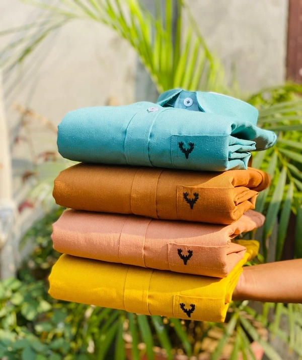 Allen Men's Plain Shirt Combo - Pack of 4 | Premium Cotton | Casual & Formal Wear