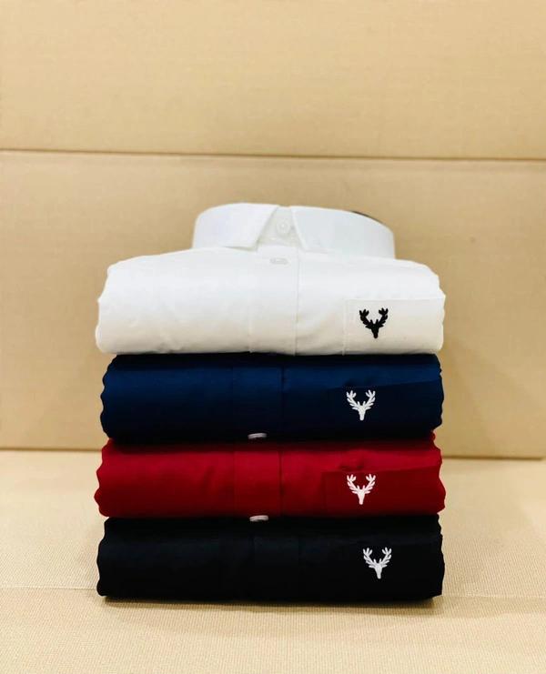 Allen Men's Plain Shirt Combo - Pack of 4 | Premium Cotton | Casual & Formal Wear