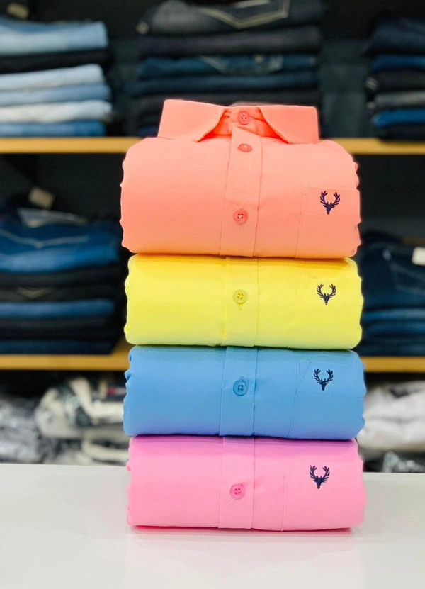 Allen Men's Plain Shirt Combo - Pack of 4 | Premium Cotton | Casual & Formal Wear