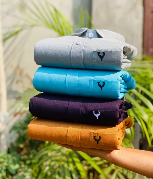 Allen Men's Plain Shirt Combo - Pack of 4 | Premium Cotton | Casual & Formal Wear