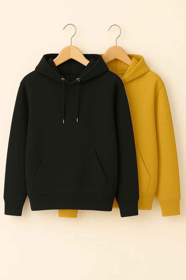 Cozy- Zaara Premium Winter Hoodie Collection for Pack Of 2 Men & Women | Classic Fleece Hoodies