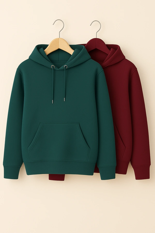 Cozy- Zaara Premium Winter Hoodie Collection for Pack Of 2 Men & Women | Classic Fleece Hoodies