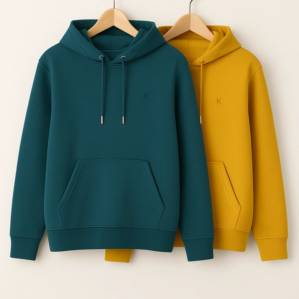 Cozy- Zaara Premium Winter Hoodie Collection for Pack Of 2 Men & Women | Classic Fleece Hoodies