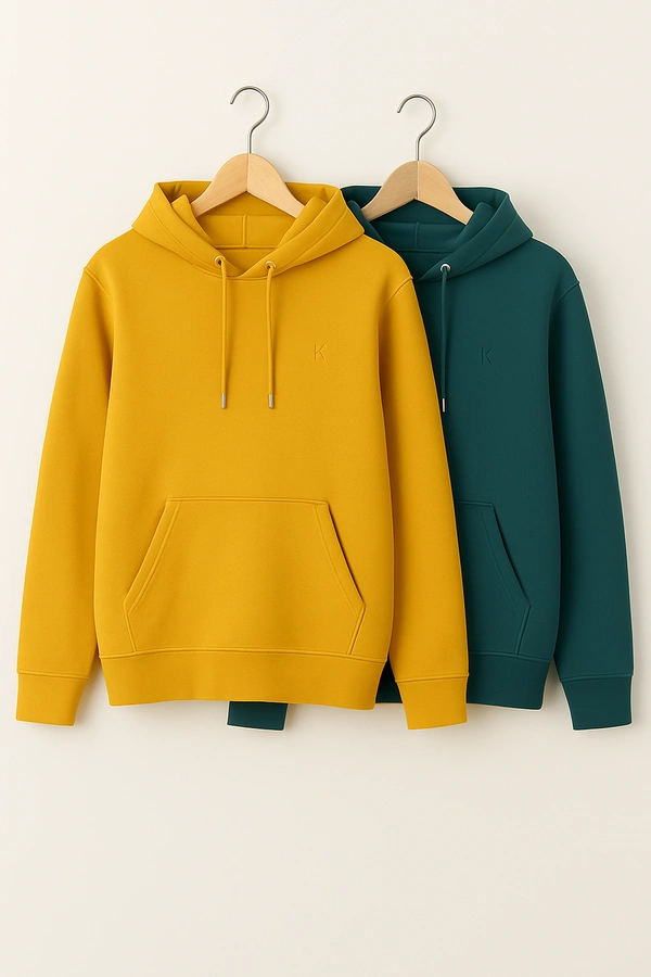 Cozy- Zaara Premium Winter Hoodie Collection for Pack Of 2 Men & Women | Classic Fleece Hoodies