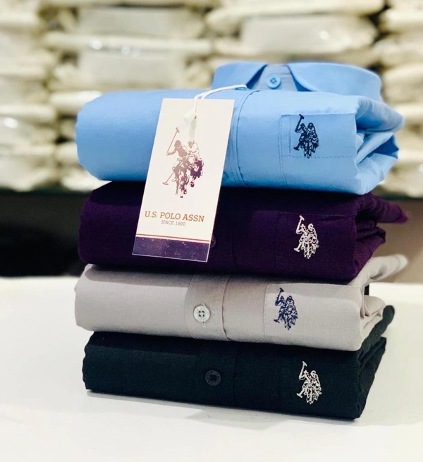 U.S Men's Plain Shirt Combo - Pack of 4 | Premium Cotton | Casual & Formal Wear