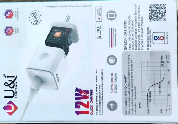 U&I Quick Charge 12w - 3-7days, C