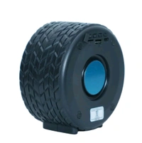 TYRE Bluetooth Speaker, 8Hrs Battery, Powerful Sound with Enhanced Bass, Built-in Mic, 3D Stereo Sound, FM Radio Compatible, Hands-Free Calls, Support for Android & iOS - Black