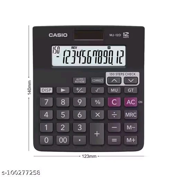Casio MJ-12D-Bk Check & Correct
