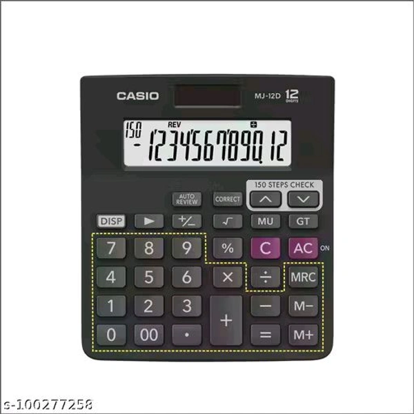 Casio MJ-12D-Bk Check & Correct