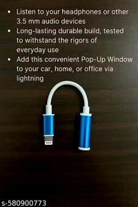 Premium AUX to Lightning Connector | i-phone compatible