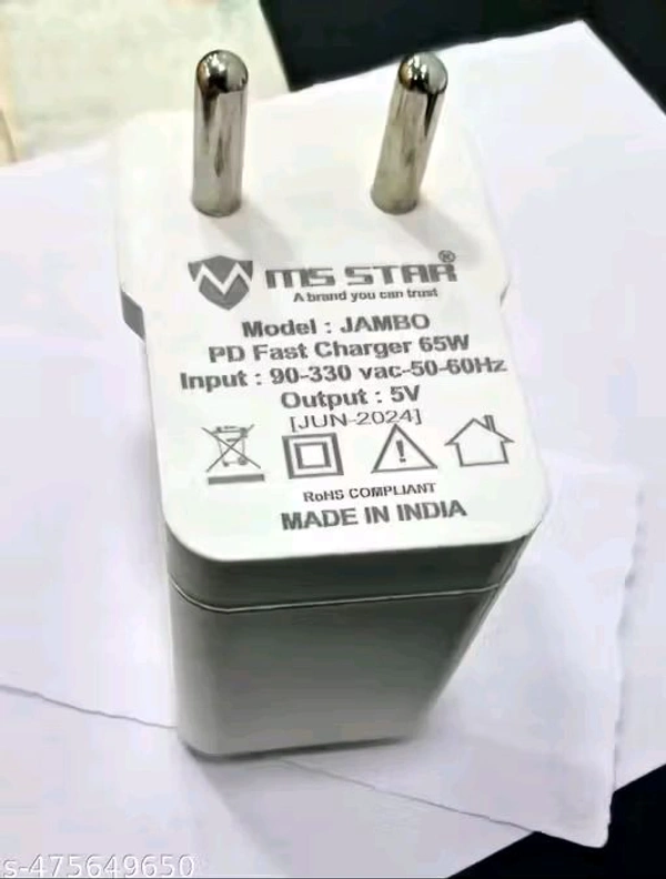 MS STAR A Brand You Can Trust JAMBO PD 65W CHARGER