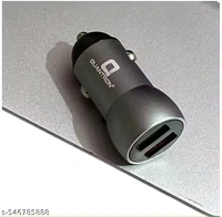 AKKA Quantron 15 Watt Dual USB Car Charger with Type C Charging Cable High Performer Dual USB Car Charger [