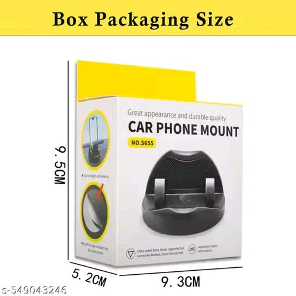 Universal Phone Holder for Dashboard | 360° Rotatable