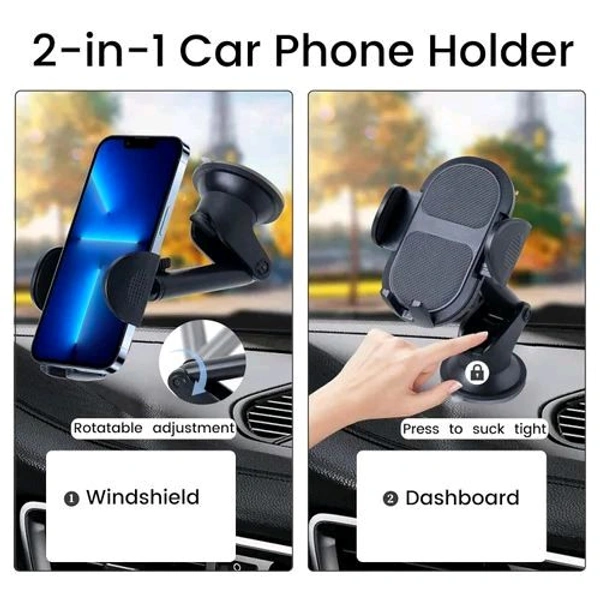 Black CZ026-33 Mount Mobile Holder Car 