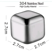 Metal Ice Cube - Nobel, 2.7 Cm All The Sides Are Equal