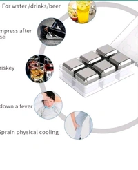 Metal Ice Cube - Nobel, 2.7 Cm All The Sides Are Equal