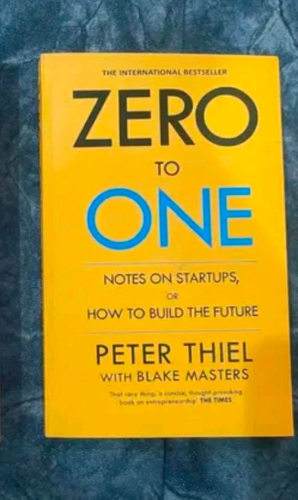 Zero To One Book - "Always One Is Better Than Zero", Free Size