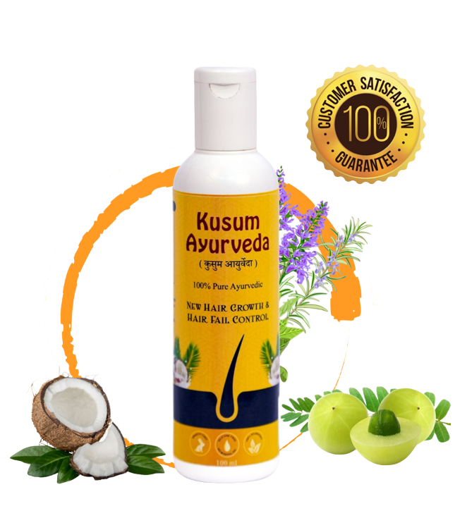 Kusum Ayurveda Hair Oil bottle